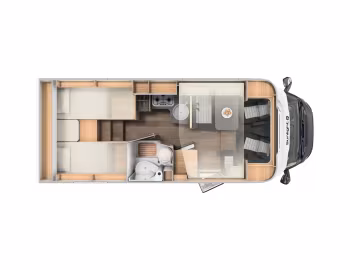 Interior 2022–pr. Sunlight T67S Adventure Edition '2021–pr.