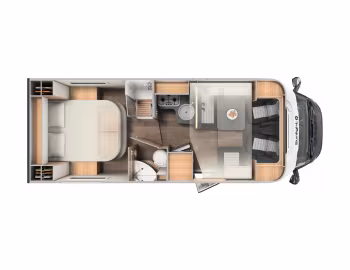 Interior 2021–22 Sunlight T69L Adventure Edition '2020–22