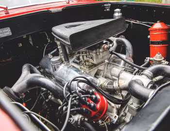 Under The Hood Fiat 8V Coupe (#0047) '1953