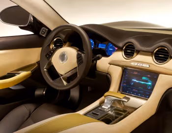 Painel frontal Fisker Karma Q-Drive '2009–12