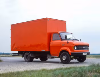 Ford A0609 mit Ackermann-Fruehauf Kofferaufbau [Germany] '1978