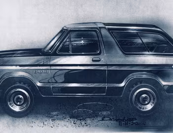 Croquis 1978 Ford Bronco