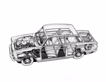 Ford Consul Cortina 2-door Saloon [UK-spec] (MkI) '1962–64