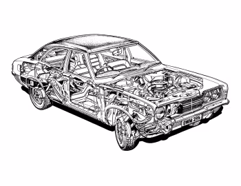 Ford Cortina GXL 4-door Saloon [UK-spec] (MkIII) '1970–73