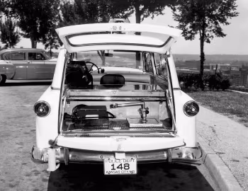 1954 Ford Customline 2-door Ranch Wagon Police (U4 59B)