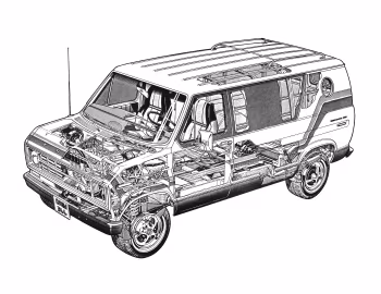 1977 Ford Econoline Cruising Van