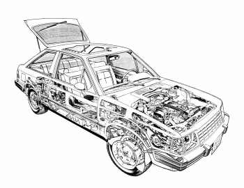 1981 Ford Escort GLX 2-door Hatchback [North America] (05/602 61D)