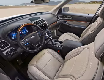 Interior 2016–17 Ford Explorer Platinum (U502) '2015–17