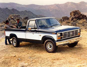 1985 Ford F-150 Regular Cab Styleside Pickup Lariat XLT Pkg.