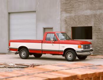 1987–89 Ford F-150 Regular Cab Styleside Pickup XLT Lariat Pkg.
