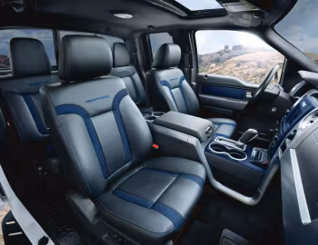 Interior 2010–12 Ford F-150 SVT Raptor SuperCab '2009–12
