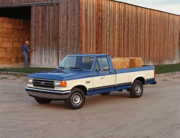1987–89 Ford F-150 Regular Cab Styleside Pickup XLT Lariat Pkg.