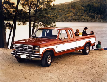 1985 Ford F-150 Super Cab Styleside Pickup Lariat XLT Pkg.