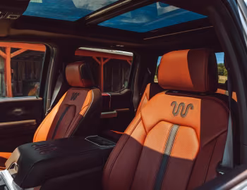 Interior 2020–22 Ford F-250 Super Duty King Ranch Crew Cab 160" WB '2019–22