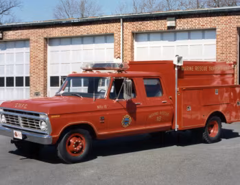 1974 Ford F-350 Crew Cab Marine Rescue Unit