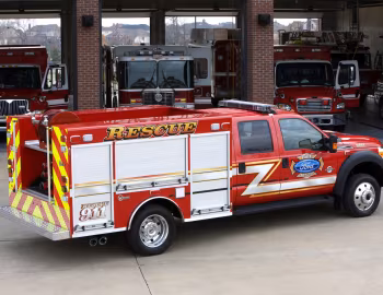 2011–16 Ford F-550 Super Duty Crew Cab Firetruck by Warner '2010–16