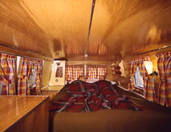 Interior 1962 Ford Falcon Econoline Club Wagon Camper [North America]