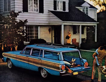 1964 Ford Falcon Futura Squire Station Wagon [North America] (71C-26)