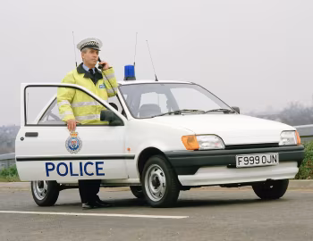 Ford Fiesta 3-door Police [UK-spec] '1989–92