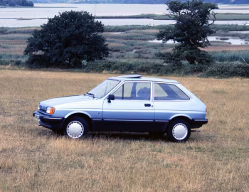 Ford Fiesta Ghia [UK-spec] '1984–89