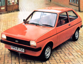 Ford Fiesta Popular Plus [UK-spec] '1976–81