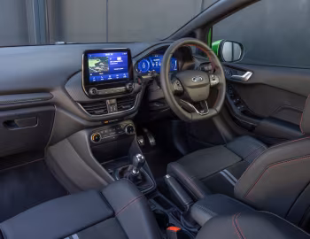 Interior Ford Fiesta ST 5-door [UK-spec] '2021–23