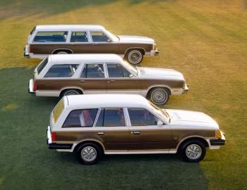Ford LTD Country Squire Station Wagon, Ford Fairmont Futura Squire Station Wagon, Ford Escort GLX Liftgate