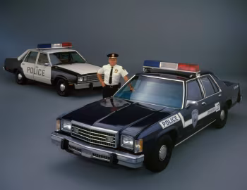 Ford LTD II "S" Sedan Police, Ford Fairmont Sedan Police
