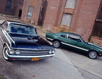 1961 Ford Galaxie Starliner & 1972 Ford Maverick Grabber