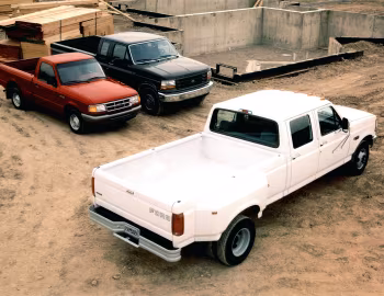 Ford Ranger, Ford F-350 Crew Cab Pickup, Ford F-250 Extended Cab Styleside Pickup