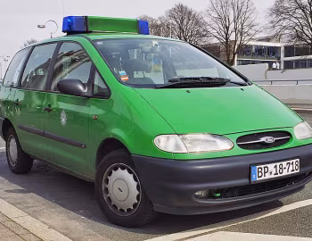 Ford Galaxy 2,3 Polizei-FuStW [Germany] (WGR) '1999–2000