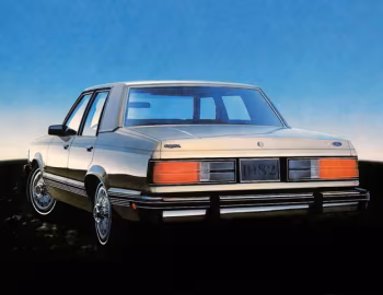 1982 Ford Granada GLX 4-door Sedan (54D) '1981–82