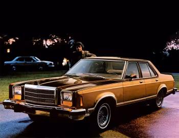 1980 Ford Granada 4-door Sedan (54H) '1979–80