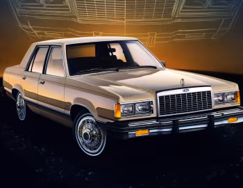 1982 Ford Granada GLX 4-door Sedan (54D) '1981–82