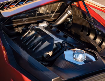 Under the hood 2017 Ford GT (H063)