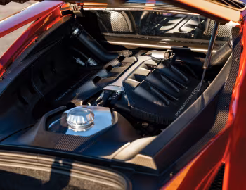 Under the hood 2017 Ford GT (H063)