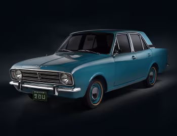 Ford-Hyundai Cortina 4-Door Sedan '07.1968–70