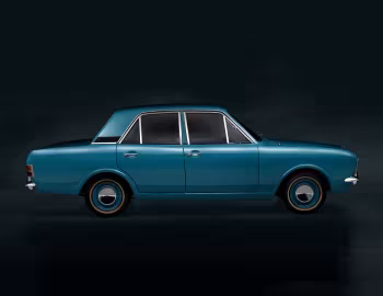 Ford-Hyundai Cortina 4-Door Sedan '07.1968–70