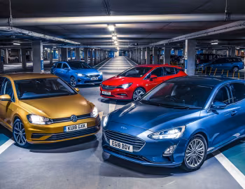 Vauxhall Astra, Volkswagen Golf Hatchback, Ford Focus Titanium, Kia Ceed