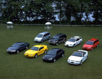 Ford Explorer Eddie Bauer, Ford Taurus Wagon, Ford Mondeo, Ford Mustang, Ford Galaxy GLX, Lincoln Continental