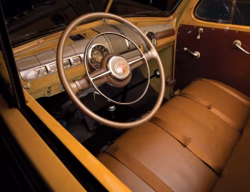 Panel frontal 1946 Marmon-Herrington LD6-4 Station Wagon