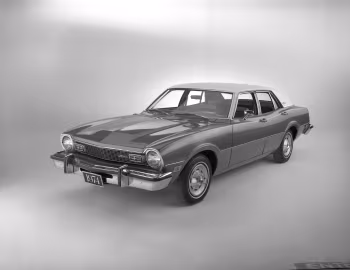 1974 Ford Maverick 4-door Sedan with Luxury Decor package (54A)