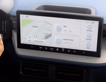 Interior 2025–pr. Ford Maverick Lariat [North America] '2024–pr.