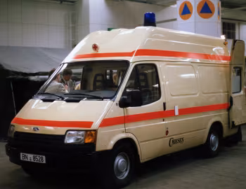 Ford Transit 2.5 D FT 150 CL Miesen 4-Tragen KTW [Germany] (TAL) '1988