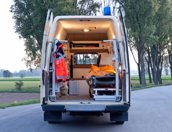 Ford Transit 2.5 D FT 150 L Miesen 4-Tragen KTW [Germany] (TAL) '1988–91