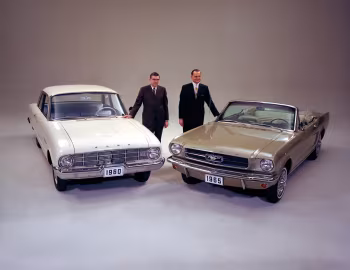 Ford Falcon 2-door Sedan, Donald N. Frey, Ford Mustang Convertible, Lee Iacocca