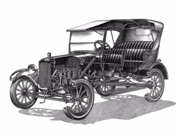 1926 Ford Model T Fordor Touring