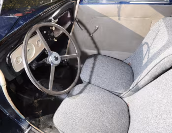 Interior Ford Model Y "Long Rad" Tudor Saloon '10.1933–08.1937