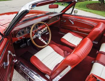 Panel frontal 1966 Ford Mustang A-Code 289/225 HP Convertible (76A)