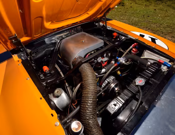 Bajo el capó 1970 Ford Mustang Boss 302 Trans-Am Race Car